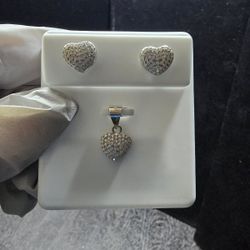 925 Silver Moissanite Diamond Earrings
