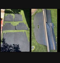 2019-2024   Nissan Murano Black CarpetFront Rear Floor Mats  Cargo Mat and Cargo  Lid Cover Set OEM