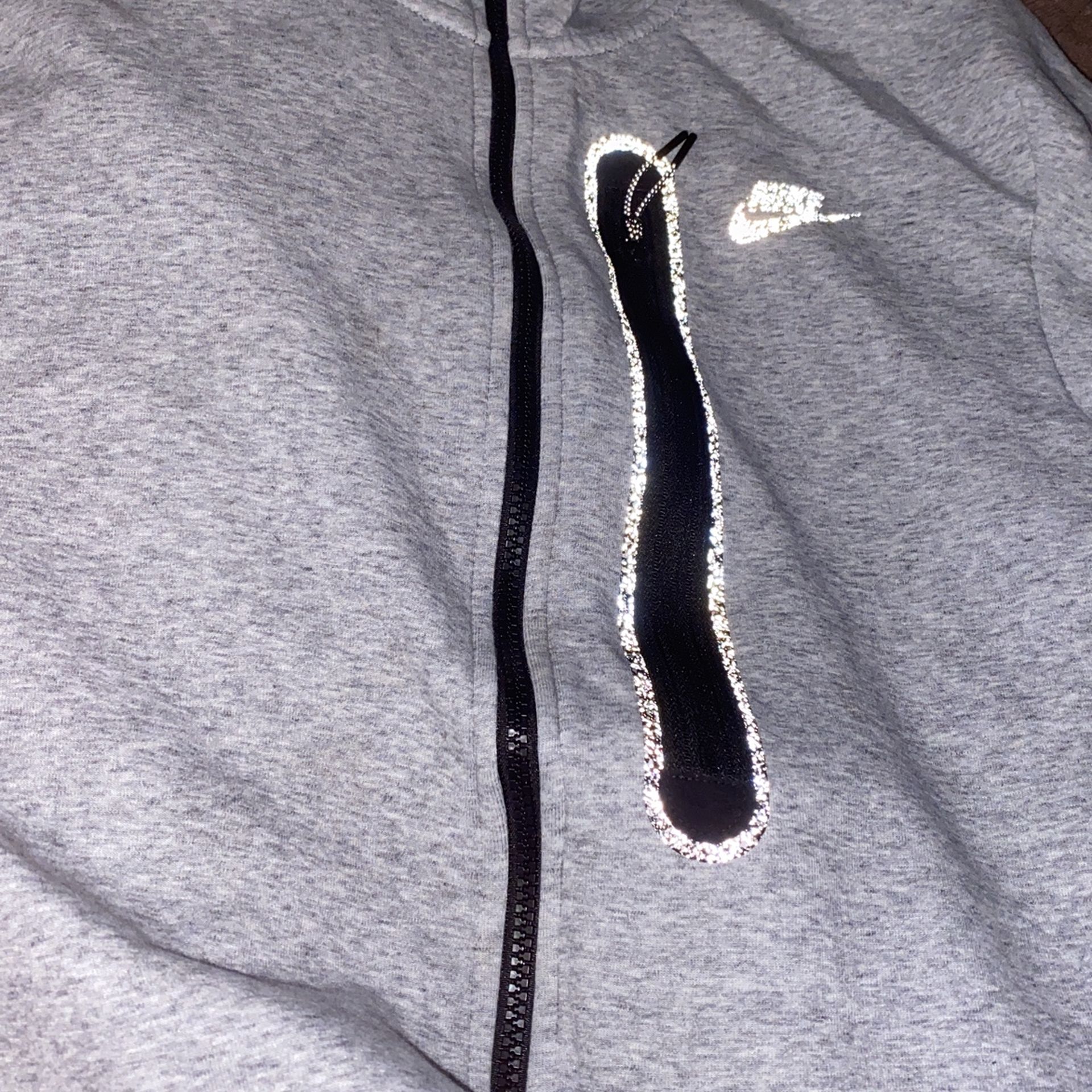 Grey Reflective Nike Tech