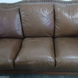 Leather Couch & Loveseat
