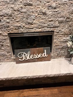 New wood sign $15