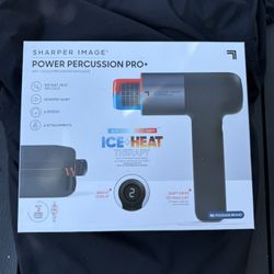 Sharper Image Power Percussion Pro + Hot +Cold Percussion Massager