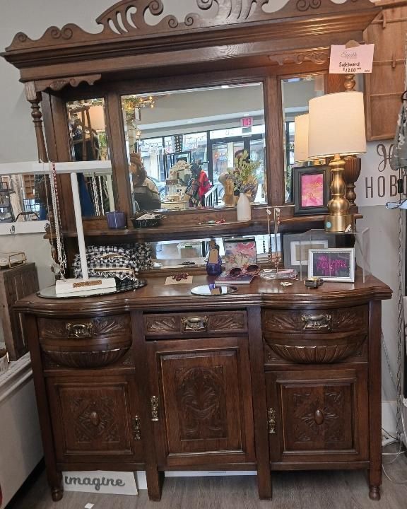 Buffet Sideboard Solid Wood Antique$ 1000 OBO