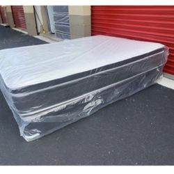 Queen Mattress Set PillowTop – Brand New –  Same Day Delivery Available 🚚