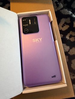 NEW Sky Devices Elite P55 Pro Unlocked Android Phone (Purple)