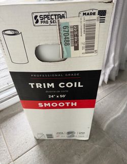 Trim coil 24” x 50’ smooth/white