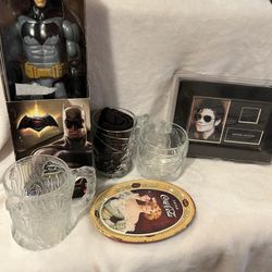 LOTS LOTS VINTAGE COLLECTIBLES “Batman,Disney,McDonald’s Halfman,Cups,Micheal Jackson /Film,Coke/Cola & More