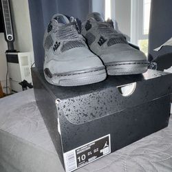 Jordan 4 black car 2025 men’s size 10