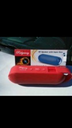 Portable Bluetooth speaker Black color only loud