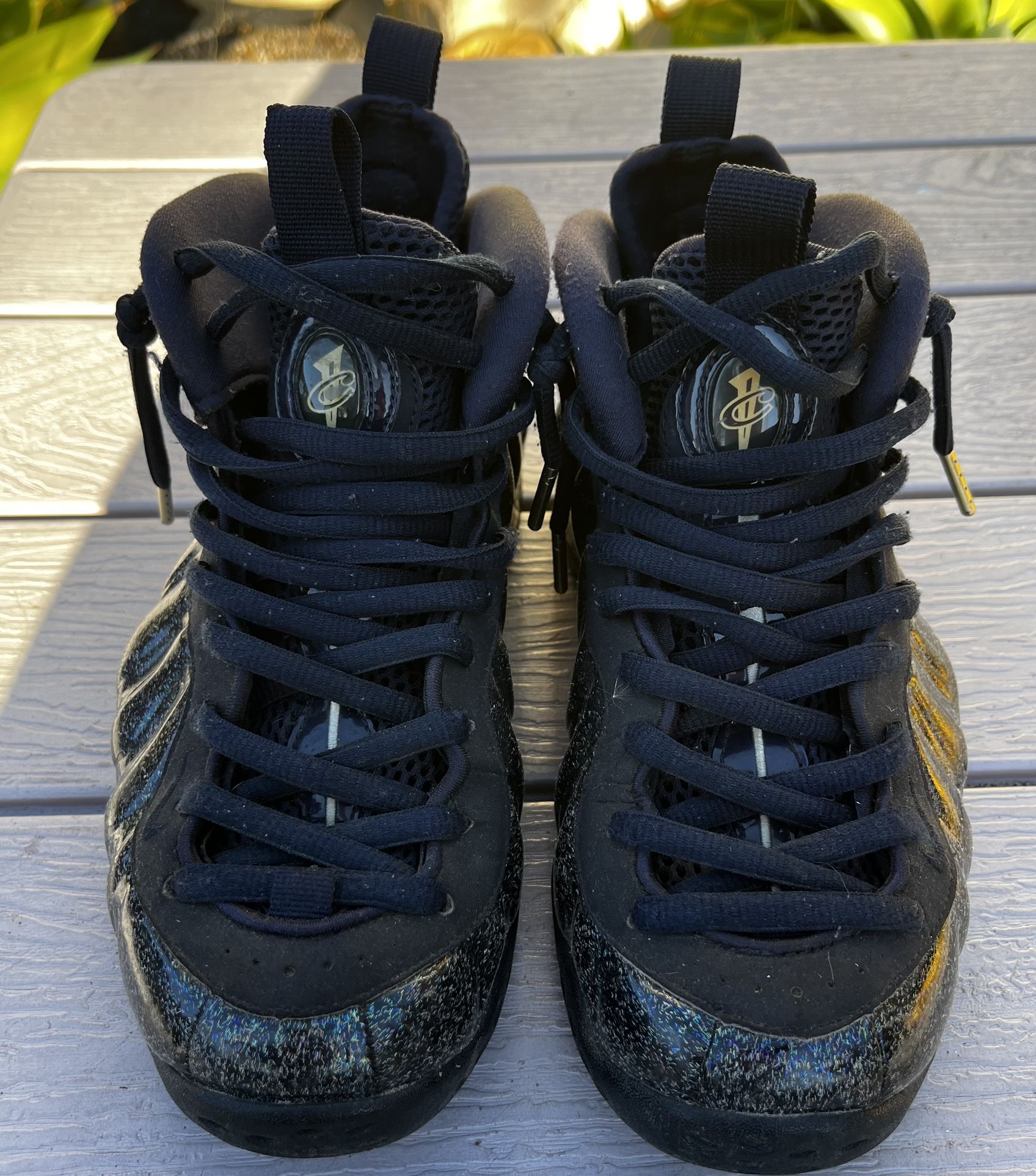 Foamposites Obsidian Glitter Women’s 9