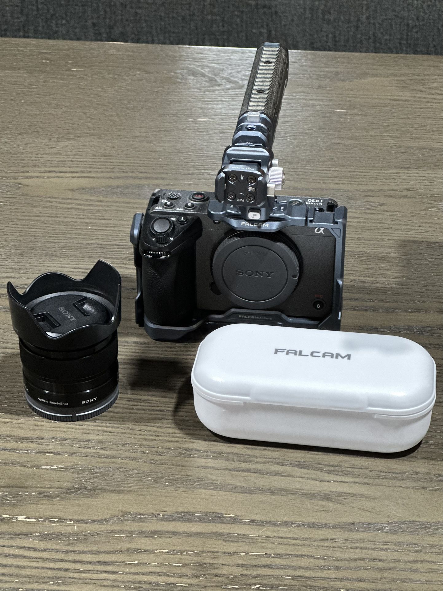 Sony FX30 w/ 35mm Lens & Falcam Cage + QR System
