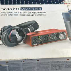 Scarlett 2i2 studio