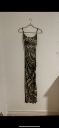 Windsor Green Leaf Maxi Dress 