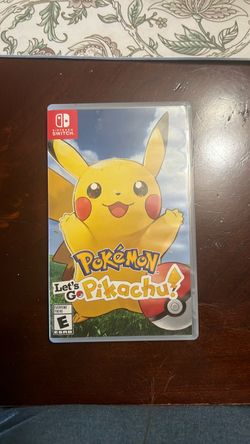 Pokemon Lets Go Pikachu Nintendo switch game