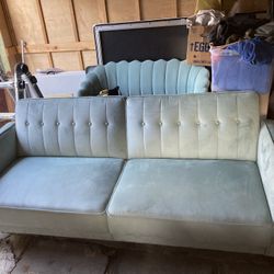 Beautiful Blue Futon Couch! 