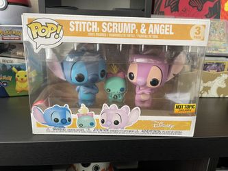 Funko Pop! Disney - Lilo & Stitch - Stitch, Scrump & Angel Hot Topic