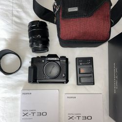 Fujifilm XT30 XF18 55mmF2.8-4 R LM Black
