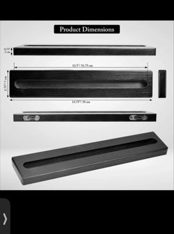 12  PC Vinyl Record Floating Shelf