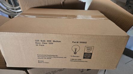 40w G25 Incandescent Decorative Bulb (2600k) 12pak