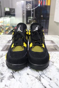 Pre-owned | Air Jordan 4 Retro Yellow Thunder (Size 12 Men) | Must Go!!!