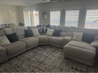 5 Piece plush couch