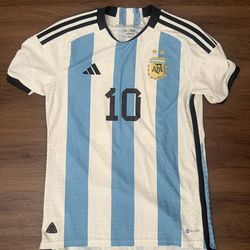 Argentina Lionel Messi  2022 World Cup Player Version Jersey