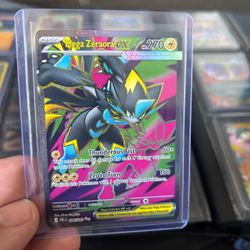 Mega Zeraora EX 098/084 Mega Evolution Pitch Black Full Art Rare NM Pokemon
