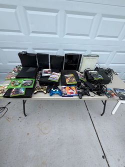 Sony ps2 sony 2 sony ps3 Xbox system games please read 1st. The systems and games above are for sale. A few of the cases have the incorrect game. I ha