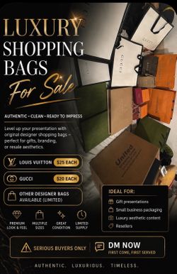 Shopping bags for sale!!