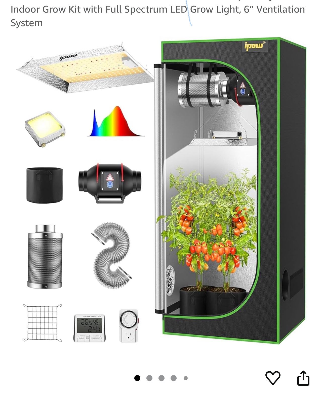 I Power Grow Tent Complete