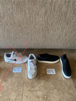 Tenis TOKIO Asics Worn Once - Size 8   $60     Flats Native De Velvet New - Size 7 $20     Zapatos De Tela Steve Madden Used - Size 7.5   $10