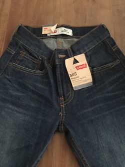 505 Levi’s boys jeans/ size 10 slim 23/25 brand new