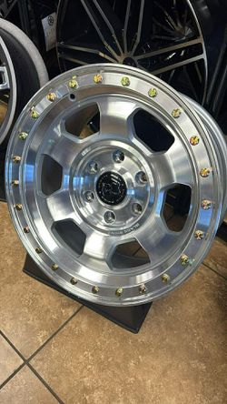 17" 6x139 Black Rhino Rims And Tires 285/70/17