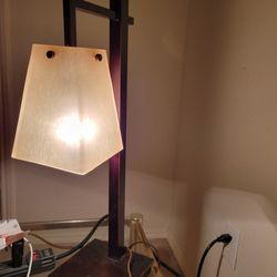 Table Side Lamp W Porcelain Shade Pick Up North Plano 