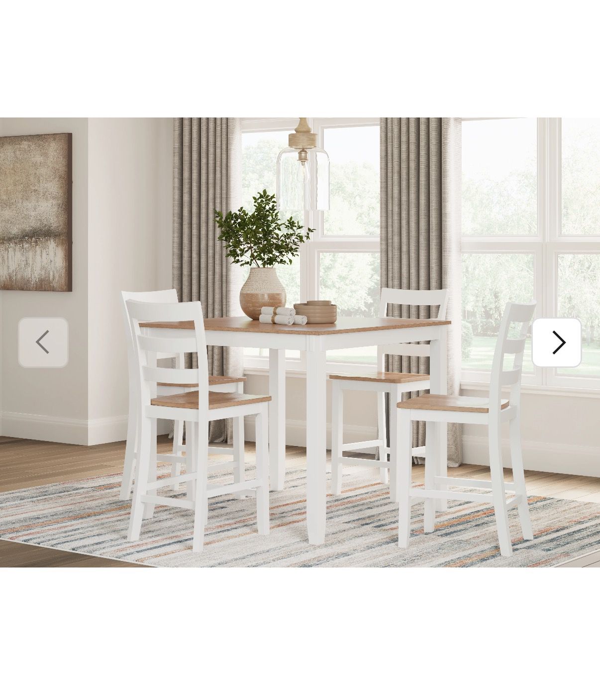 Dining table with 4 chairs