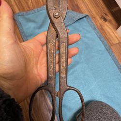 Vintage Wiss-USA  Tin Snips Drop Forged 10. 5 Made in USA