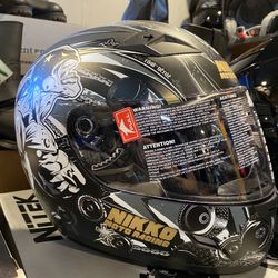Helmet New Motorcycle Dot Helmet $80