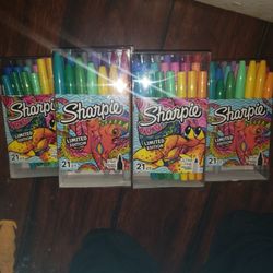Sharpie limited edition 21 assorted colors brand new unopened Fine and Ultra Fine marker set