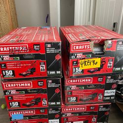 CRAFTSMAN Push Lawn Mower & Leaf Blower Combo