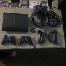 Ps3 And Be Headset With Controllers