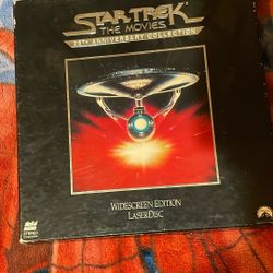 StarTreK The Movies collections Laser Discs edition 