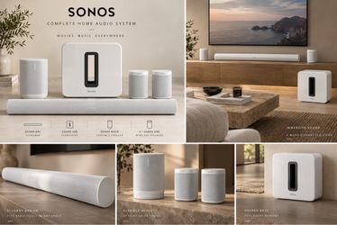 Complete Sonos Home Theater & Audio System – Excellent Condition