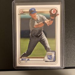 2020 Bowman Bobby Witt Jr  First Bowman Paper 