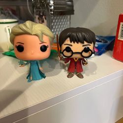 Funko pop Elsa & Harry Potter