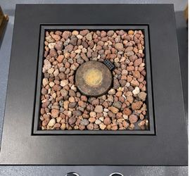 Outdoor propane fire pit