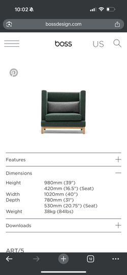 High Back Amchair/ sofa/ office chair. $300