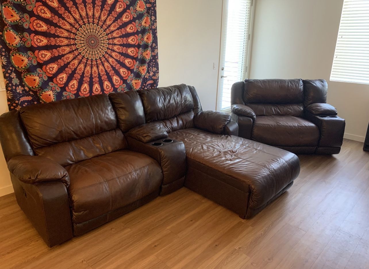 Leather Sectional Couches