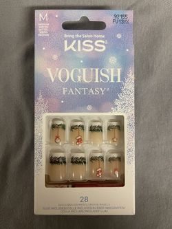 KISS Voguish Fantasy Holiday Theme Press On Nails