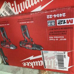 M12 2 Tool Combo Kit Milwaukee 