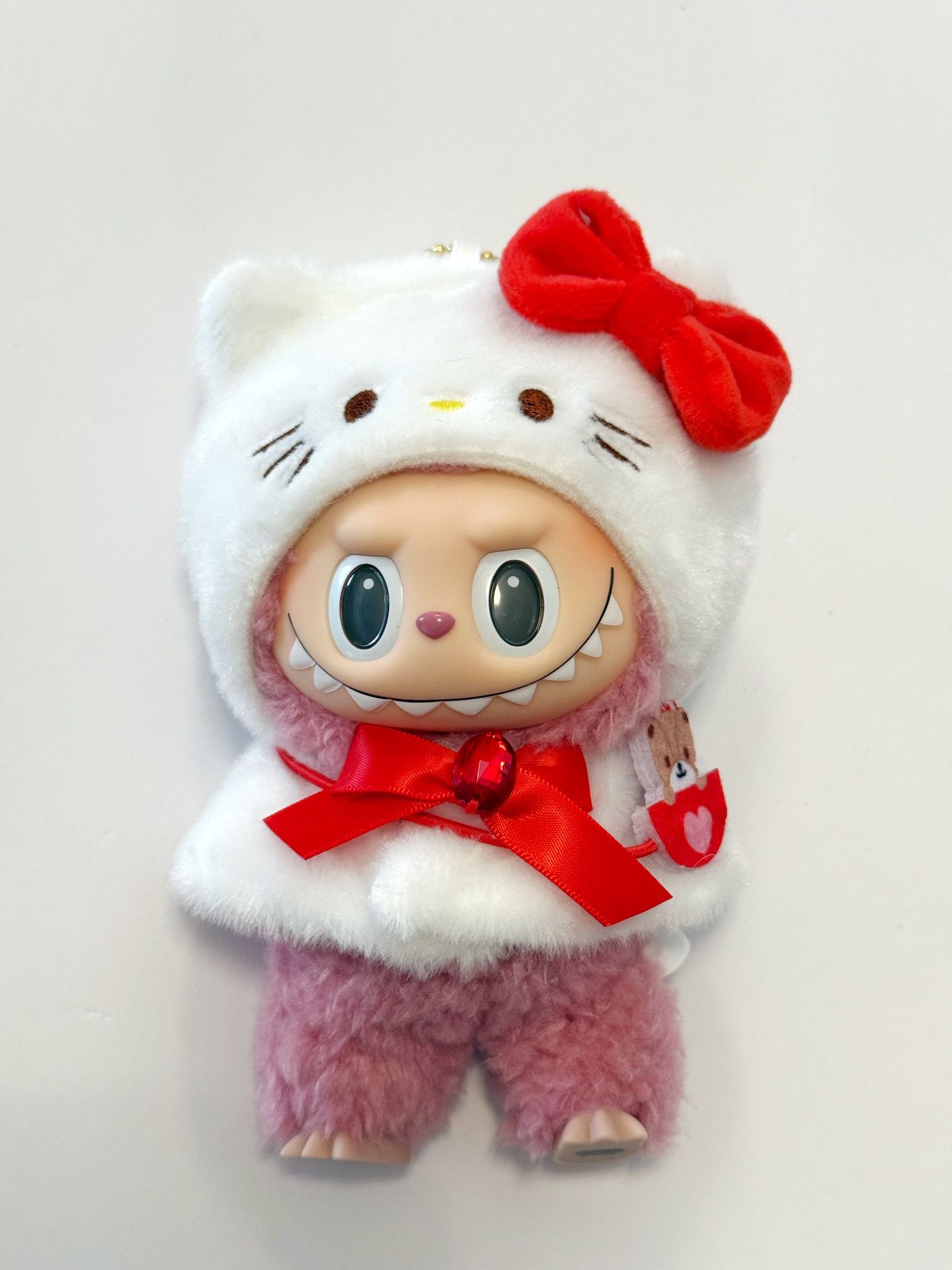 Labubu Clothes Sanrio Hello Kitty Clothing Outfits for Your Exciting Macaron and Have A Seat Plushies Pendants